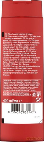 Shower gel for men Oasis Body-Hair-Face Wash - Volume: 400 ml