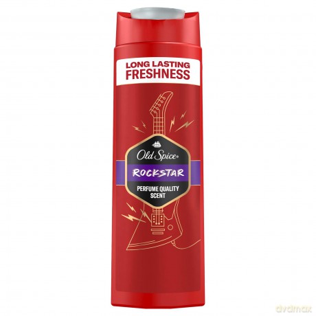 Shower gel for men Tomorrowland Rockstar 3 in 1 Body-Hair-Face Wash - Volume: 400 ml