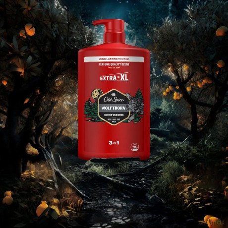 Shower gel for men WolfThorn Body-Hair-Face Wash 1000 ml