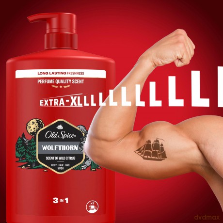 Shower gel for men WolfThorn Body-Hair-Face Wash 1000 ml