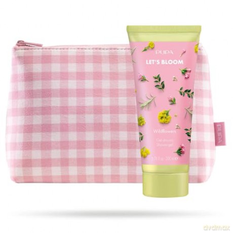 Shower gel with bag Wild Flowers LetÂ´s Bloom Shower Gel 200 ml
