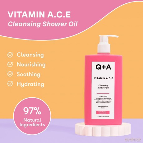 Shower oil with vitamins A, C and E Clean sing Shower Oil 250 ml