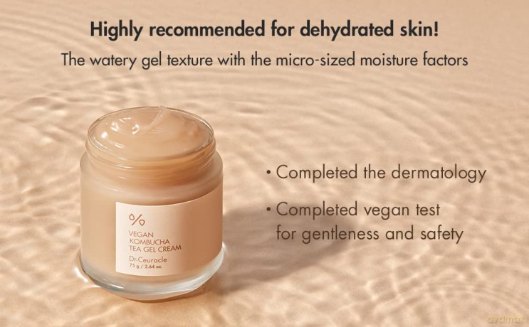 Skin gel cream Vegan Kombucha Tea Gel Cream 75 g