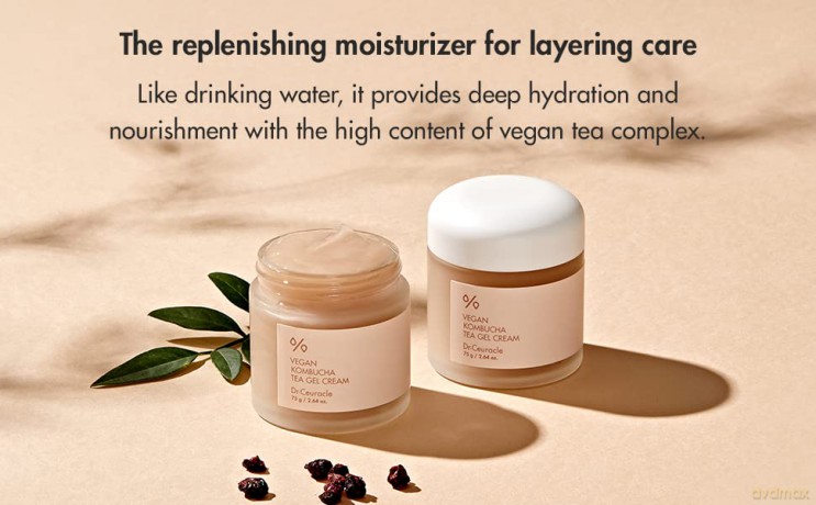 Skin gel cream Vegan Kombucha Tea Gel Cream 75 g