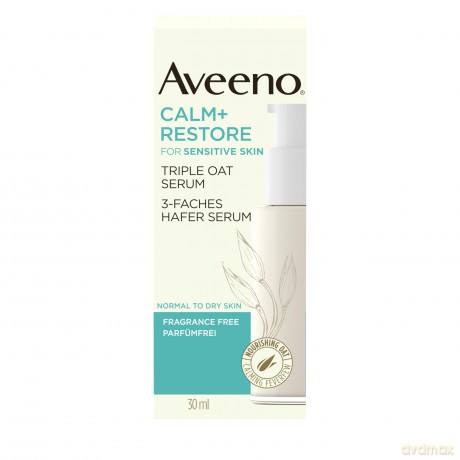 Skin serum with triple oat complex Calm+ Restore Triple Oat Serum 30 ml