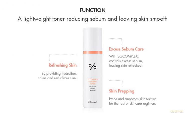 Skin tonic for oily and problematic skin 5a Control Clearing Toner 120 ml