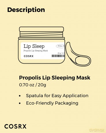 Sleeping mask for lips with propolis Full Fit Lip Sleeping Mask 20 g
