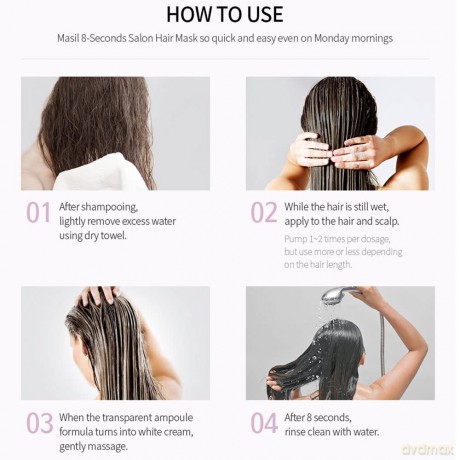 Smoothing hair mask 8 Seconds Salon Hair Mask - Volume: 100 ml