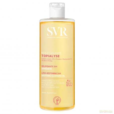 Soap-free cleansing oil Topialyse Cleansing Oil - Volume: 400 ml