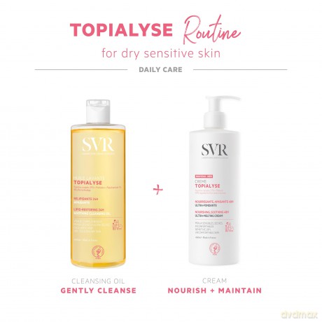Soap-free cleansing oil Topialyse Cleansing Oil - Volume: 400 ml