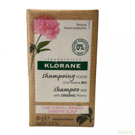Solid shampoo for sensitive scalp Peony Shampoo Bar 80 g