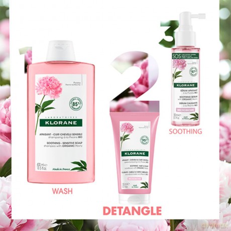 Soothing conditioner for sensitive and irritated scalp Bio Peony Conditioner - Volume: 150 ml