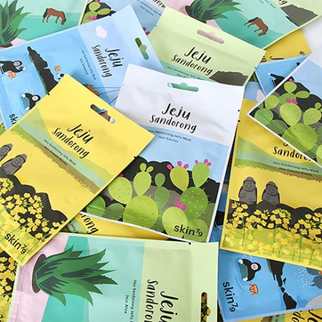 Soothing fabric mask with aloe vera Jeju Sandorong Jelly Mask 33 ml