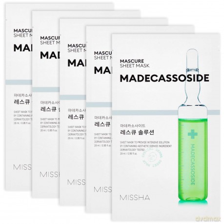 Soothing sheet mask Mascure Madecassoside Sheet Mask 28 ml