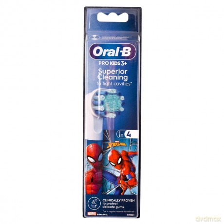 Spare head EB 10-4 Kids Spiderman 4 pcs