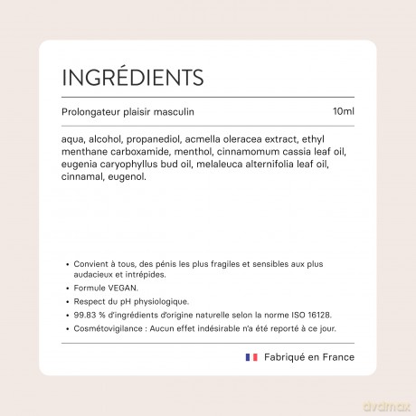 Spray for delaying orgasm Pleasure Prolonging Formula 10 g