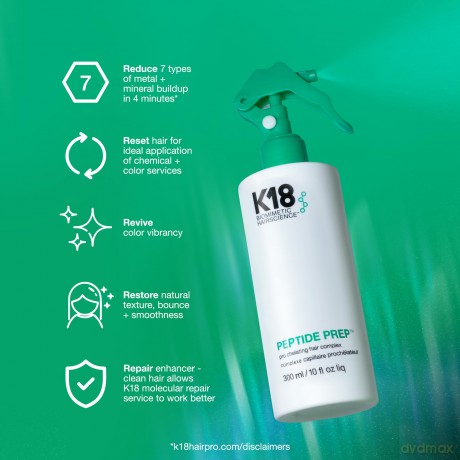 Spray for removing metals and minerals from hair Peptide Prep Pro Chelating Hair Complex 300 ml