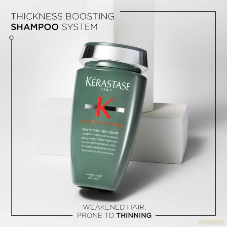 Strengthening shampoo against hair loss for men Genesis Homme Thickness Boosting Shampoo System - Volume: 250 ml
