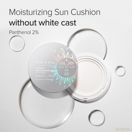 Sun protection SPF 50+ Vegan Niacinamide Panthenol Sun Cushion 25 g