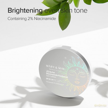 Sun protection SPF 50+ Vegan Niacinamide Panthenol Sun Cushion 25 g
