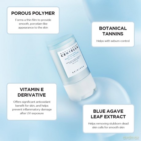 Sunscreen roll-on SPF 50+ Madagascar Centella Hyalu-Cica Silky-Fit Sun Stick - Volume: 20 g