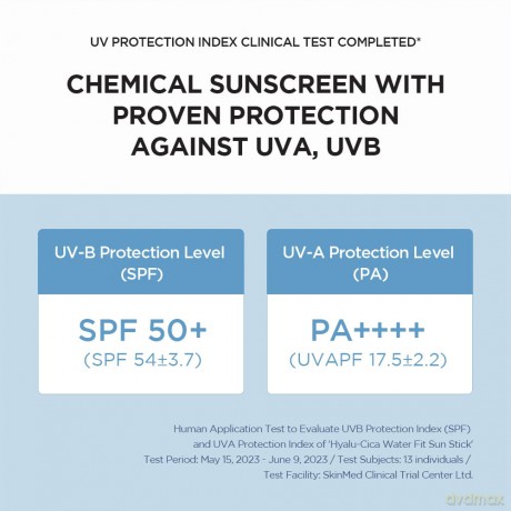 Sunscreen roll-on SPF 50+ Madagascar Centella Hyalu-Cica Silky-Fit Sun Stick - Volume: 20 g