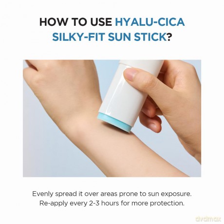Sunscreen roll-on SPF 50+ Madagascar Centella Hyalu-Cica Silky-Fit Sun Stick - Volume: 20 g