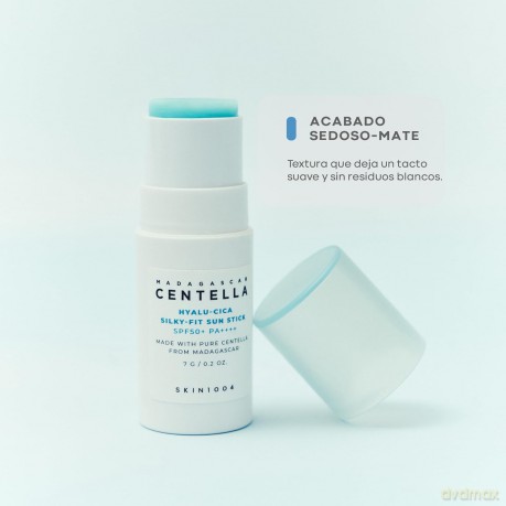 Sunscreen roll-on SPF 50+ Madagascar Centella Hyalu-Cica Silky-Fit Sun Stick - Volume: 7 g