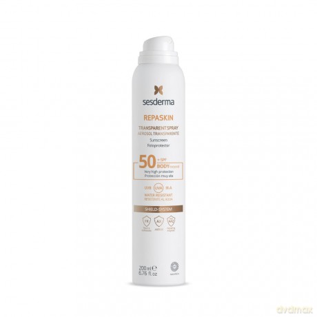Sunscreen spray SPF 50+ Repaskin Transparent Spray 200 ml