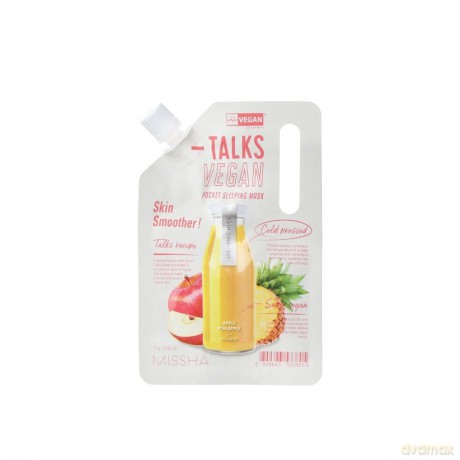 Talks Vegan Squeeze Skin Smoother Pocket Sleeping Mask 10 g