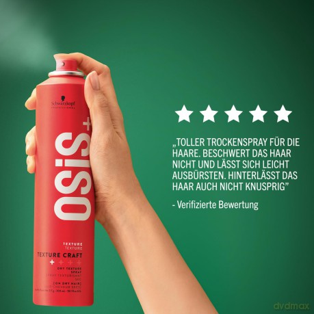 Texturizing hair spray OSiS Texture Craft Dry Texture Spray 300 ml