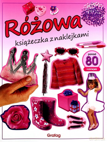 Różowa książeczka z naklejkami [KSIĄŻKA]