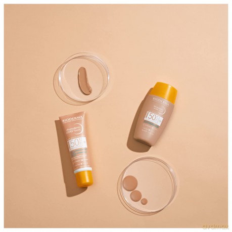 Toned fluid for mixed to oily skin Photoderm Nude Touch Mineral SPF 50+ Fluid 40 ml - Shade: Gold