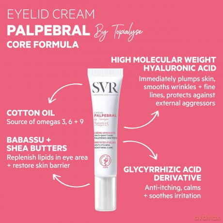 Topialyse Soothing Cream for Irritated Eyelids 15 ml