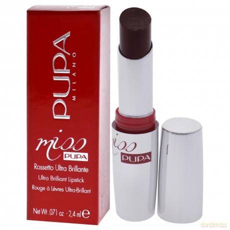 Ultra Gloss lipstick Miss Pupa Ultra Brilliant Lips tick 2.4 ml - Shade: 504 Ruby Red