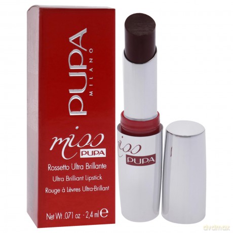 Ultra Gloss lipstick Miss Pupa Ultra Brilliant Lips tick 2.4 ml - Shade: 504 Ruby Red