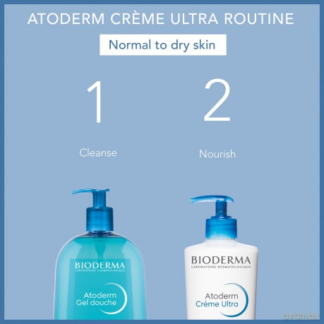 Ultra Nourishing and Moisturizing Body Cream Atoderm Ultra - Nourish ing Moisturising Cream - Volume: 200 ml
