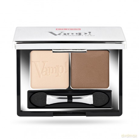 Vamp! Compact Duo Eyeshadow 2.2 g - Shade: 005 Milk Chocolate