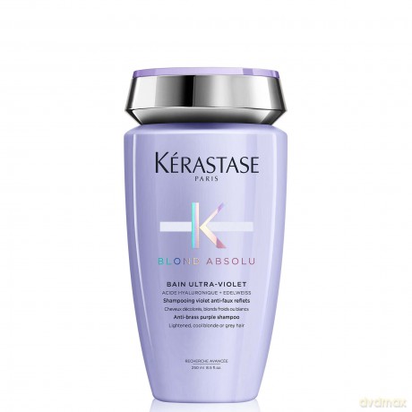 Violet Shampoo for Blond Hair Blond Absolu Bain Ultra Violet Anti-Brass Purple Shampoo - Volume: 250 ml