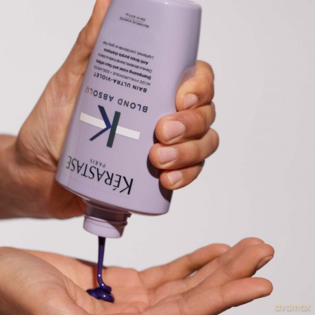 Violet Shampoo for Blond Hair Blond Absolu Bain Ultra Violet Anti-Brass Purple Shampoo - Volume: 250 ml