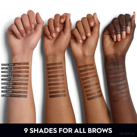 Volume gel for eyebrows Big Bush Volumizing Tinted Brow Gel 4.25 ml - Shade: Dark Drapes