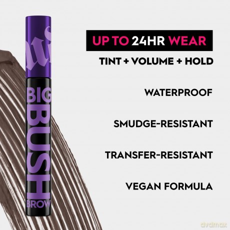 Volume gel for eyebrows Big Bush Volumizing Tinted Brow Gel 4.25 ml - Shade: Dark Drapes