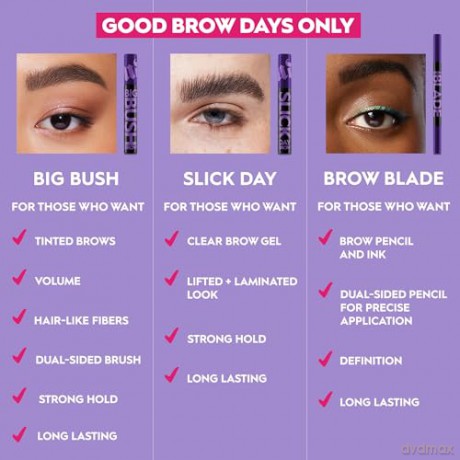 Volume gel for eyebrows Big Bush Volumizing Tinted Brow Gel 4.25 ml - Shade: Dark Drapes