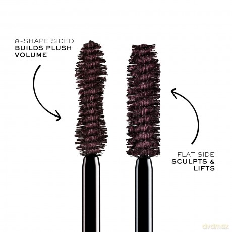 Volume mascara with serum Le 8 Hypnose Mascara 8 ml - Shade: 03 Noir Grenat