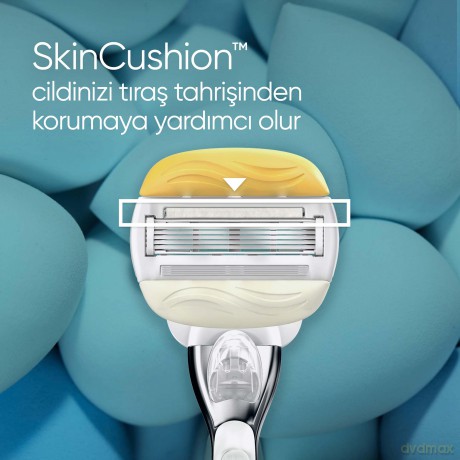 WomenÂ´s razor Venus Platinum Comfortglide Coconut + 1 head