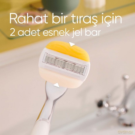 WomenÂ´s razor Venus Platinum Comfortglide Coconut + 1 head