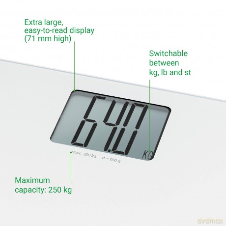 XL Glass PS 470 digital personal scale