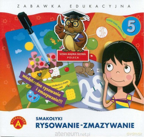 Rysowanie-zmazywanie 5 Smakołyki ALEX [GRA]