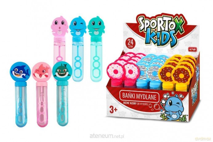 Bańki mydlane Sportox Kids mix (24szt)