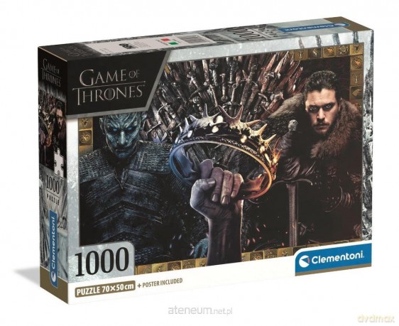 CLEMENTONI 1000 el. Compact Game Of Thrones [PUZZLE]